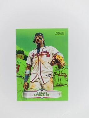 Ronald Acuna Jr ~ 2025 Stadium Club ~ Lime Green